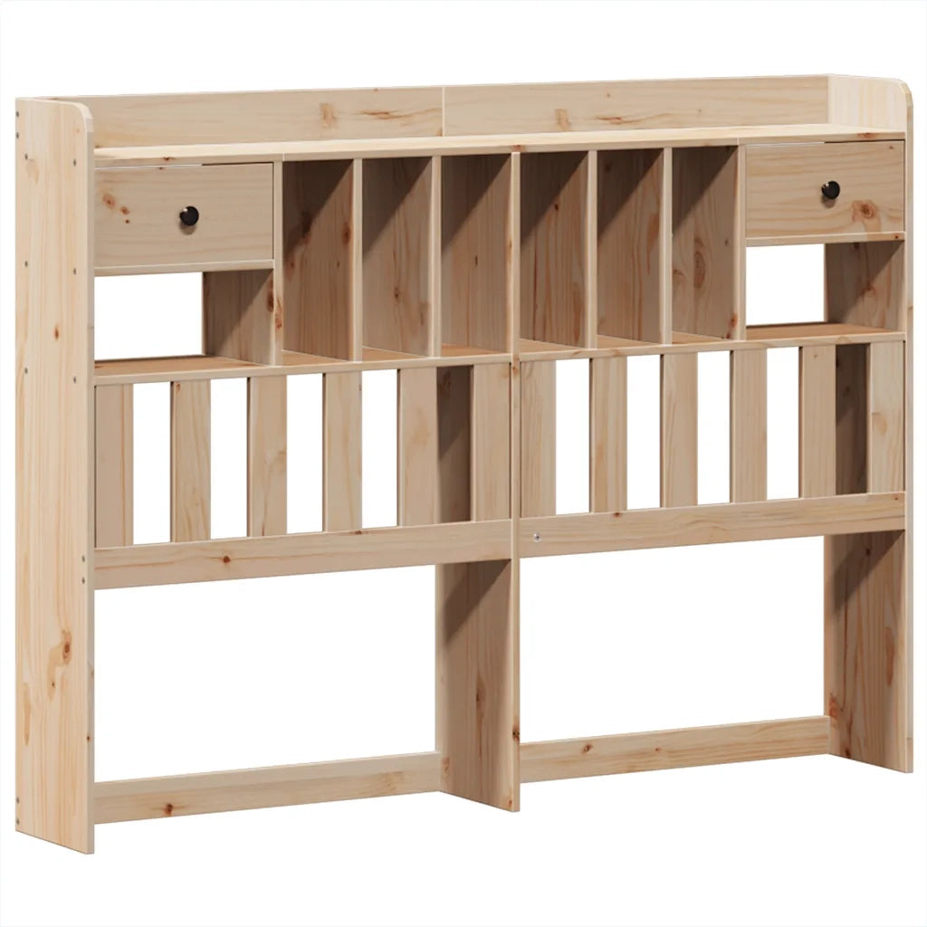 vidaXL Letto Libreria senza Materasso 140x200 cm in Legno di Pino