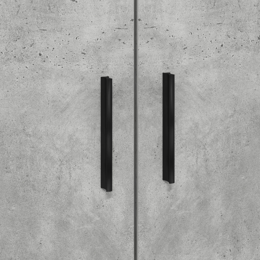 Struttura Letto Grigio Cemento 80x200 cm