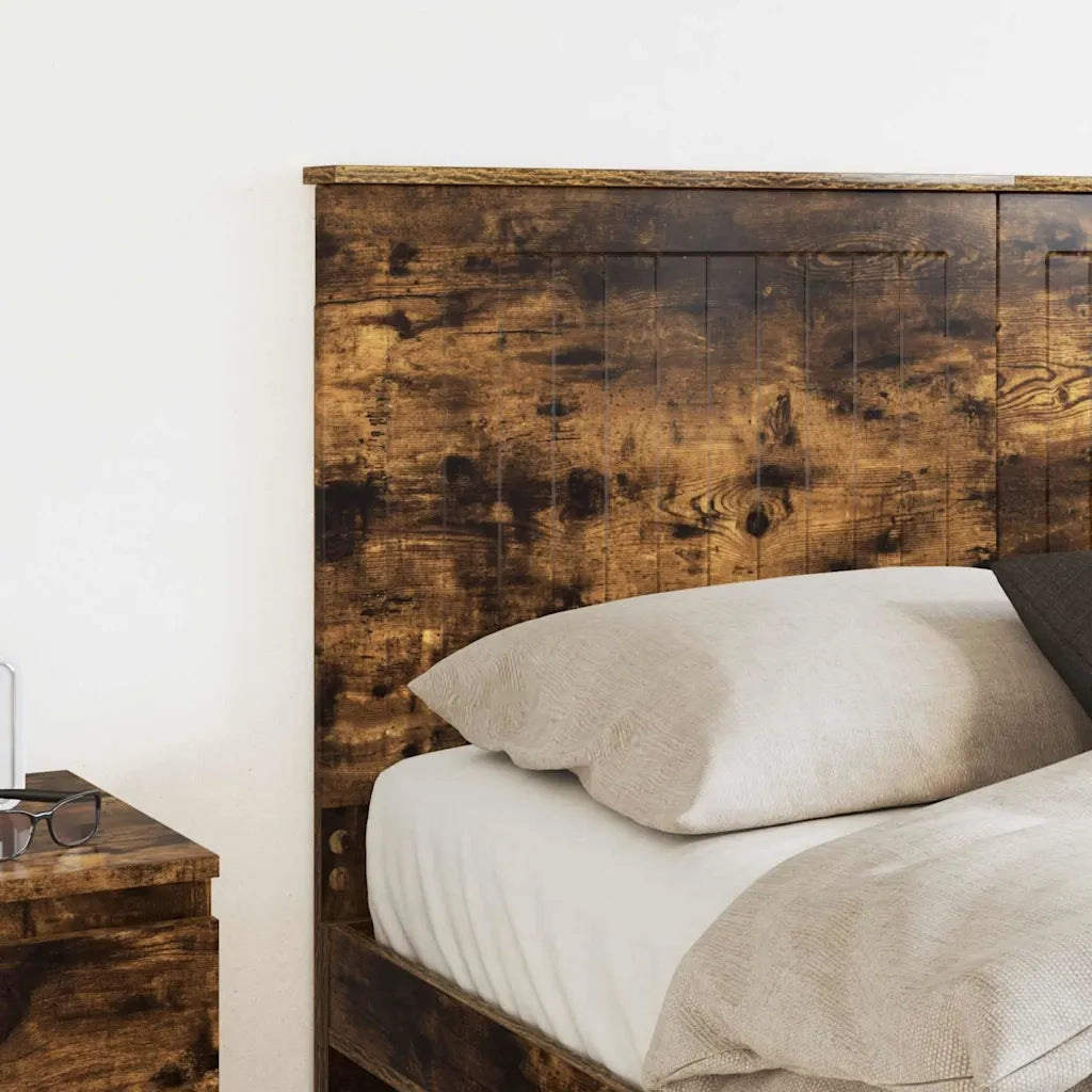 Testiera-Testata-Testiera Decorativa Rovere fum¨¦ 140 cm Legno multistrato 203261