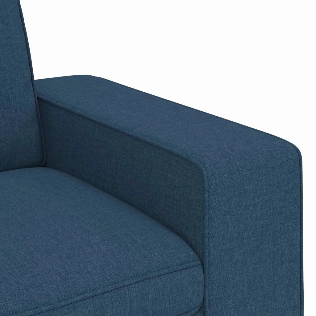 Divano | Divano da soggiorno | Sofa Blu 182 x 80 x 82 cm Tessuto