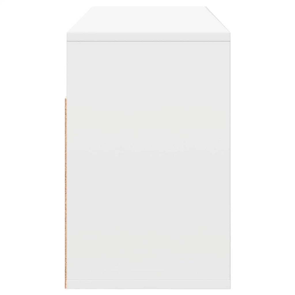 Lowboard con cassetto Bianco 87 x 27,5 x 43 cm CFW5749166