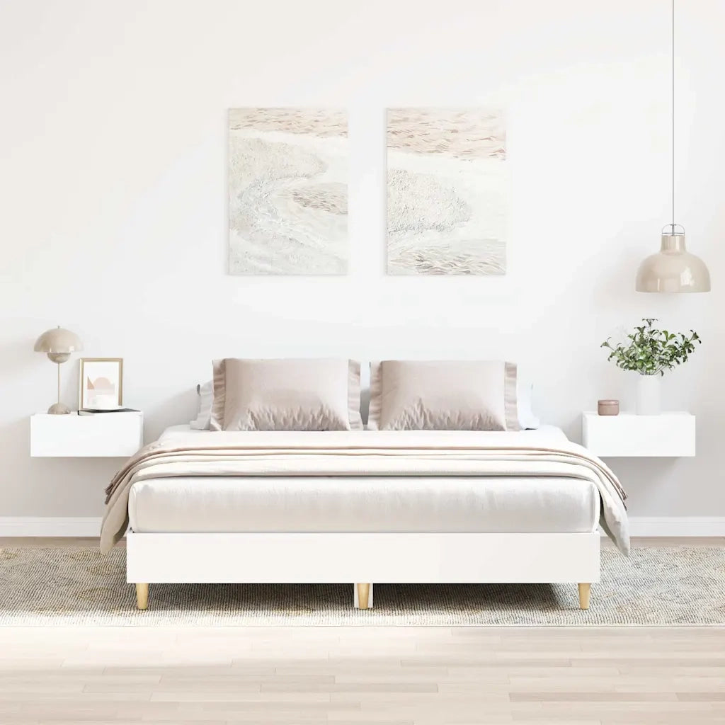 Giroletto senza Materasso Bianco 150x200cm in Legno Multistrato 3328708