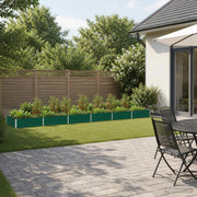 Letto rialzato da giardino Verde 480 x 80 x 24 cm 8006518