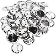 Badge Housings Sostenibili - Materiale per Badge DIY - Badge Artigianale a Mano - 50mm - Regali di Festa - Souvenir - Insegne