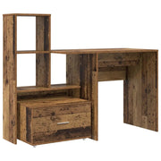 Scrivania | Tavolo da Ufficio Legno vecchio 131,5 x 50 x 106,5 cm Legno multistrato