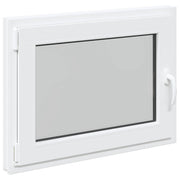 Finestra per Soffitta RISOR 80 x 70 cm PVC e Vetro Bianco CFW3770287