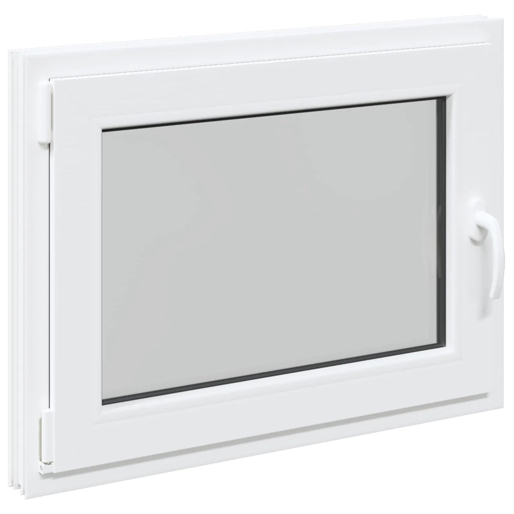 Finestra per Soffitta RISOR 80 x 70 cm PVC e Vetro Bianco CFW3770287
