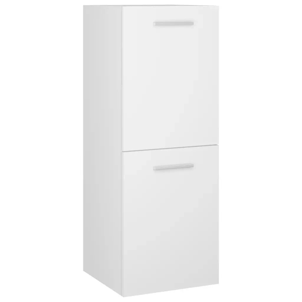 Set Mobili da Bagno Bianco in Legno Multistrato 3071441