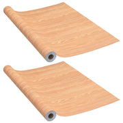 Pellicole Autoadesive per Porte 2 pz Ahorn 210x90cm PVC CFW8571494