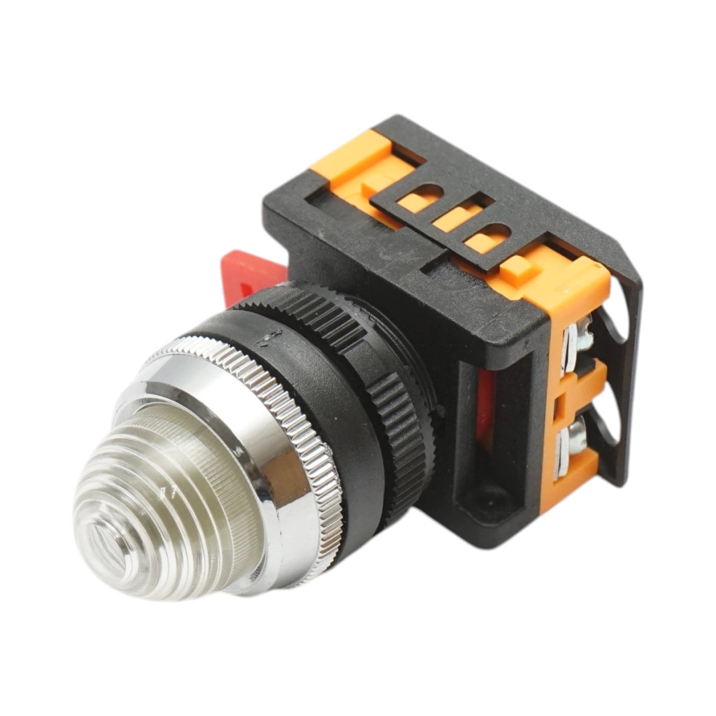 Lampada di segnalazione a LED bianca 24V AC/DC 22mm Breckner Germany