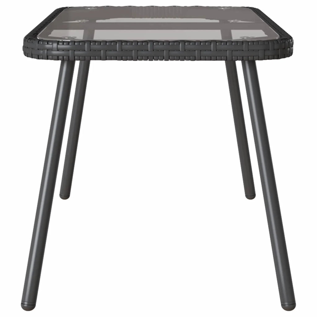 Tavolino da salotto Nero 90 x 45 x 43 cm polyrattan 4108267