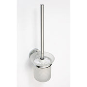 Scopino da parete ALFA in zinco, tazza in vetro, 39x14x11,5cm