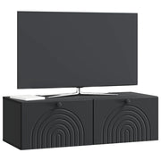 Mobile TV da Muro Montaggio a Parete | Armadietto TV | Mobile Porta TV Nero 99 x 41 x 30 cm