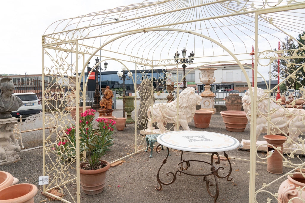 Biscottini Gazebo in ferro L400XPR400XH365 CM Molto solido stabile Offerta Speciale