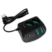 FME 40891 MULTIPRESA DA TAVOLO 4P+3P USB A-B-C NER