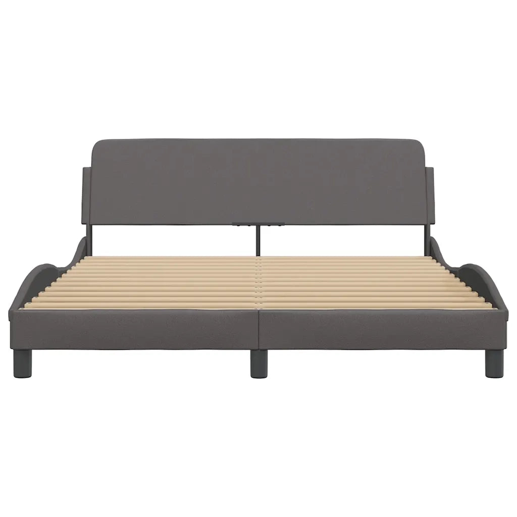 Giroletto Dover Grigio 160x200 cm in Similpelle 373221