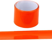 Strisce riflettenti - 12 chiusure riflettenti - Cintura polso/anello portatile con alta visibilità - Cinturino di sicurezza con chiusure - Per biciclette, corsa, adulti e bambini - 40x3cm