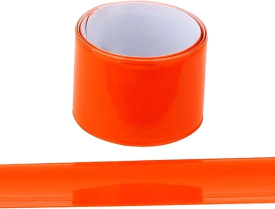 Strisce riflettenti - 12 chiusure riflettenti - Cintura polso/anello portatile con alta visibilità - Cinturino di sicurezza con chiusure - Per biciclette, corsa, adulti e bambini - 40x3cm