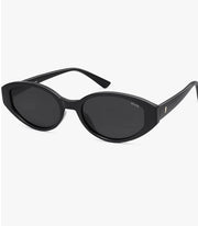 Ovale grande occhiali da sole con polarizzazione per uomo e donna, retro kattenoog con protezione UV400, bracciale per viso largo, modello SJ2608