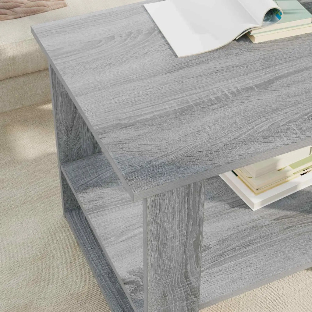 Tavolino da salotto Grigio Sonoma 72 x 50 x 50 cm