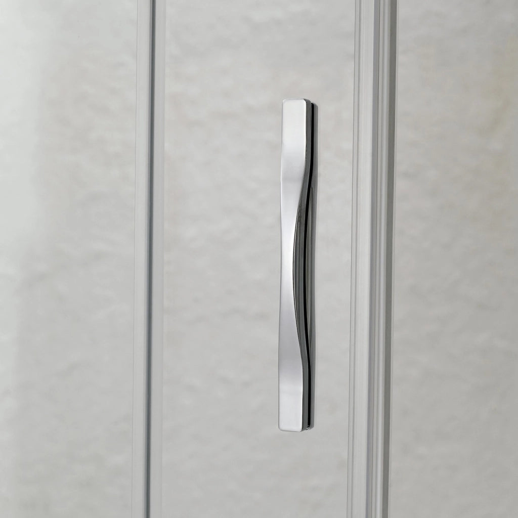 Box Doccia 90x100 AP. 100 CM H198 trasparente mod. Cristal Duo 2 Ante