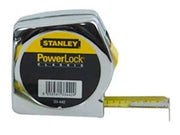 FLESSOMETRO POWERLOCK  mt.5 nastro mm.25h. (133195)    STANLEY