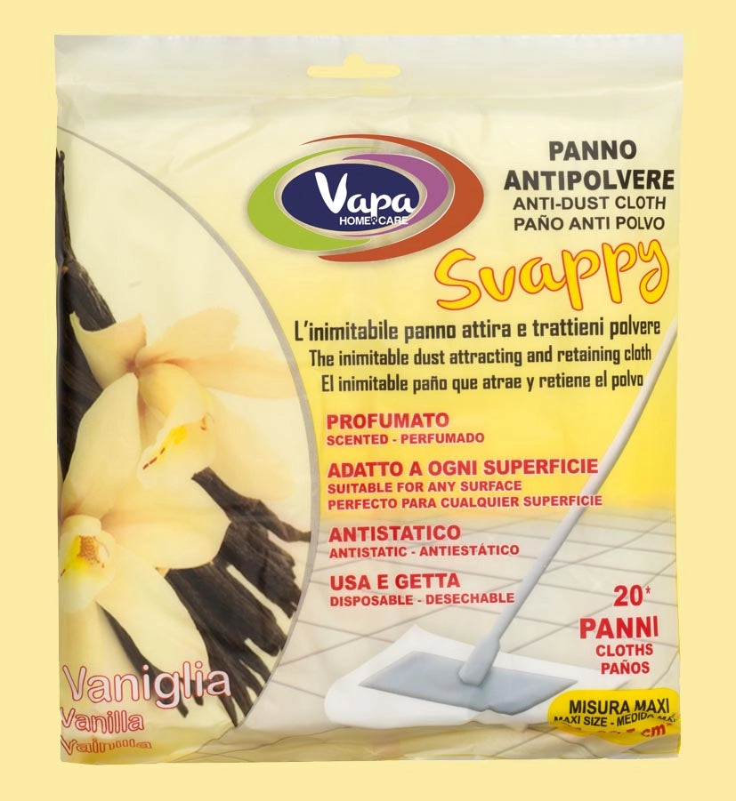 SVAPPY PANNI CATTURA POLVERE VANIGLIA 20 PZ