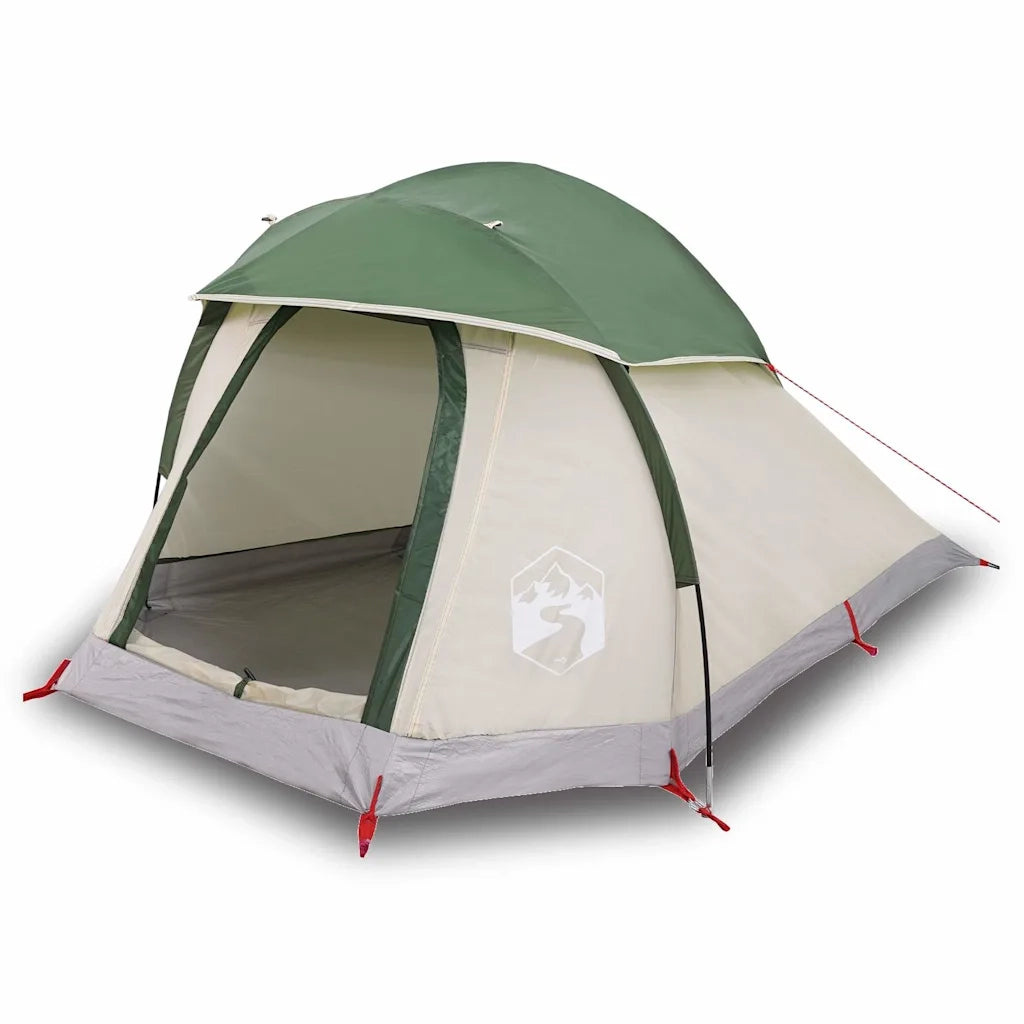 Tenda da Campeggio a Cupola per 1 Persona Verde Impermeabile 94788