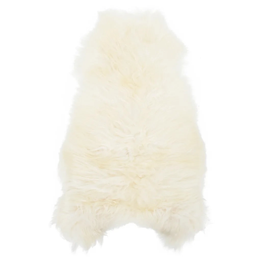 Fodera per Sedia in Pelle di Pecora Islandese Crema 70x110 cm CFW7697716