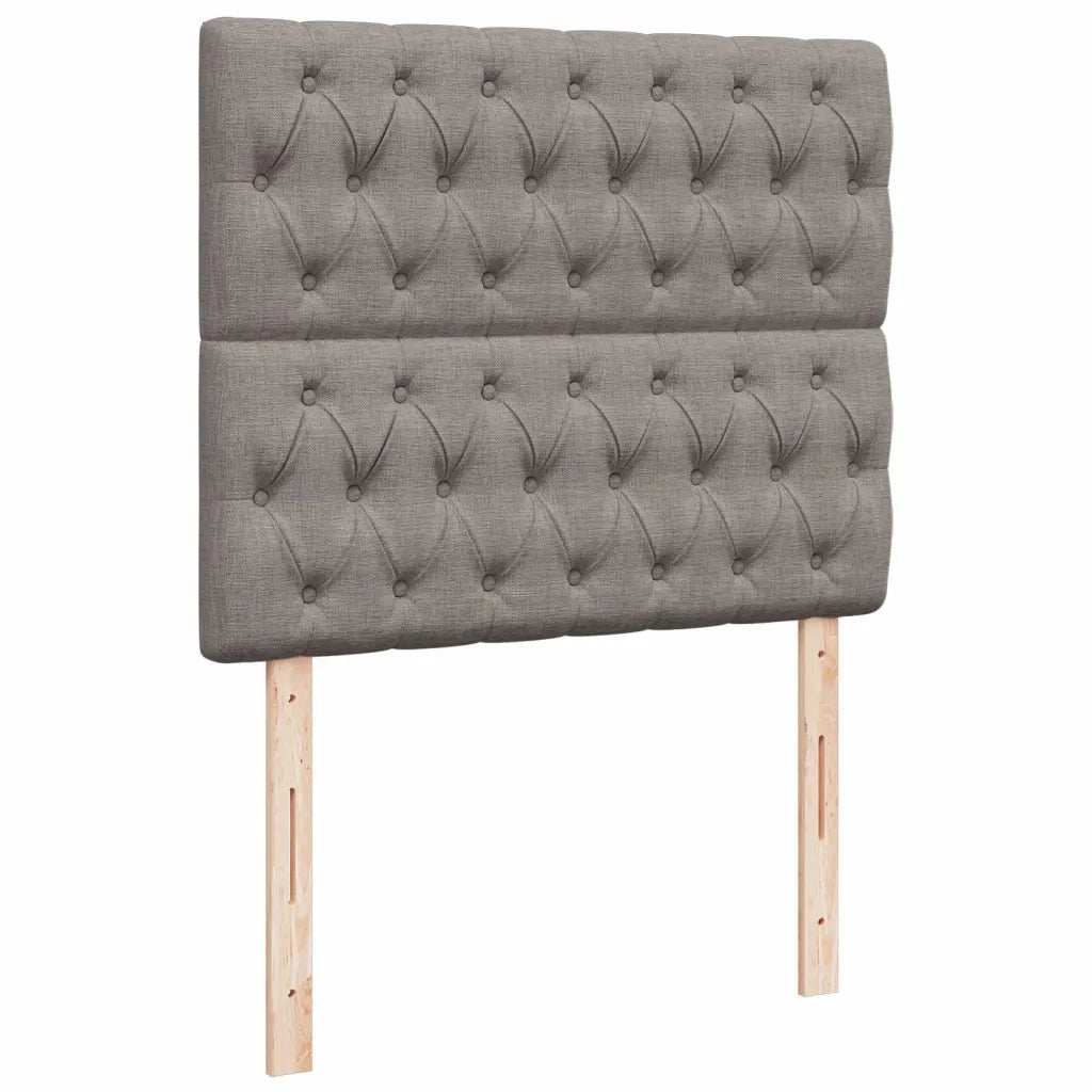 Giroletto a Molle con Materasso Tortora 120x190 cm in Tessuto 3292738
