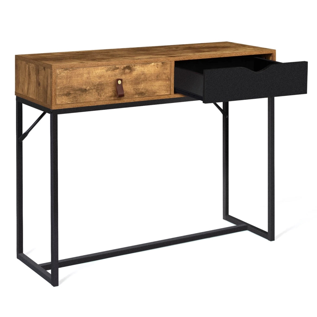 IDMarket - Consolle di design industriale a 2 cassetti CHICAGO