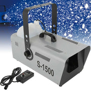 Trade Shop - Macchina Spara Neve Artificiale Finta Per Schiuma Party 1500w Effetto Discoteca -