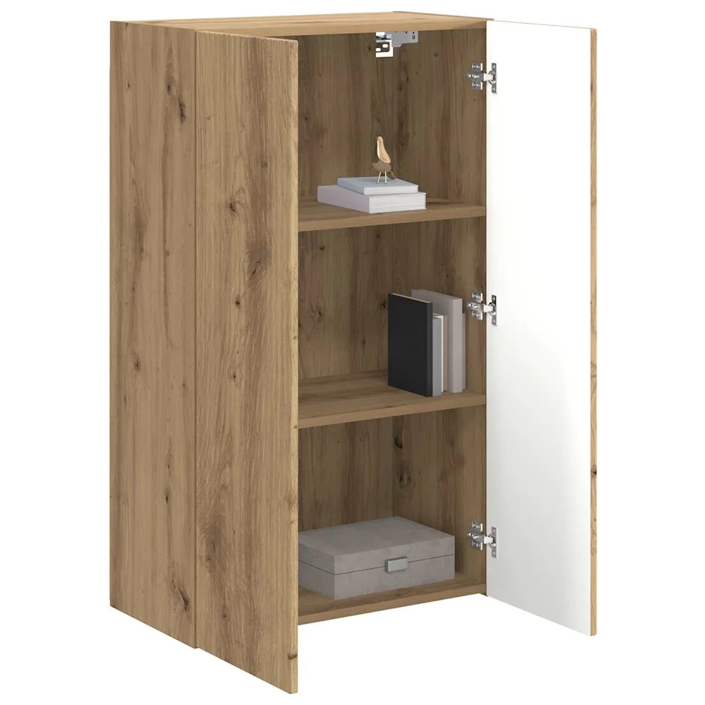 Mobile TV da parete-Mobile TV a Muro-Credenza TV Rovere artigianale 59,5 x 31 x 100 cm