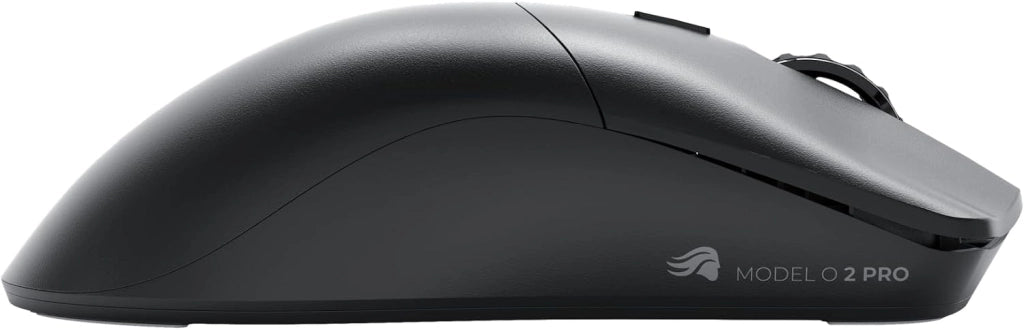 Gaming Model O 2 PRO Mouse da gaming senza fili - Wireless 2,4 GHz rit. 1 ms, 100 mln clic, ultraleggero 57 g, batteria durevole, 26.000 DPI, RGB, ambidestro, 6 tasti, piedini in PTFE - Nero