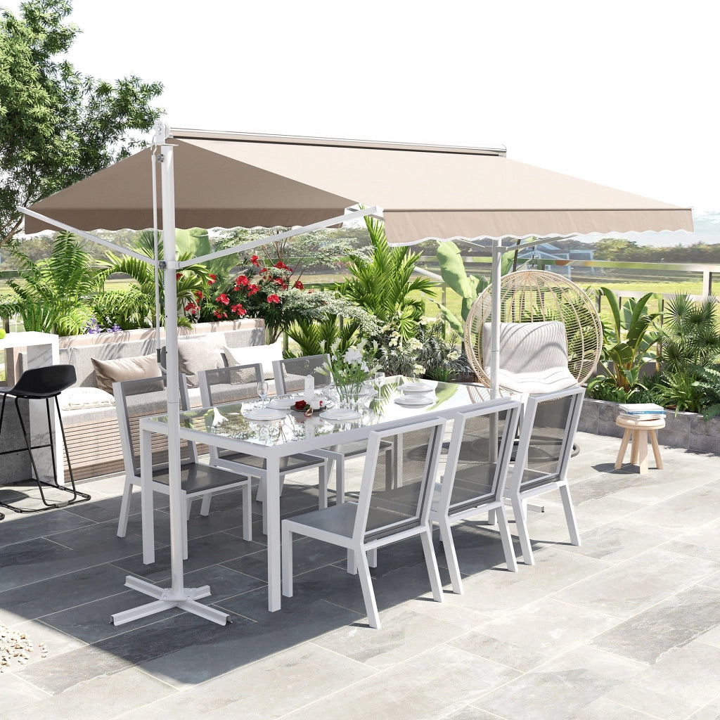 Tenda da sole pieghevole ¨C zephmum ¨C crema 3x3m