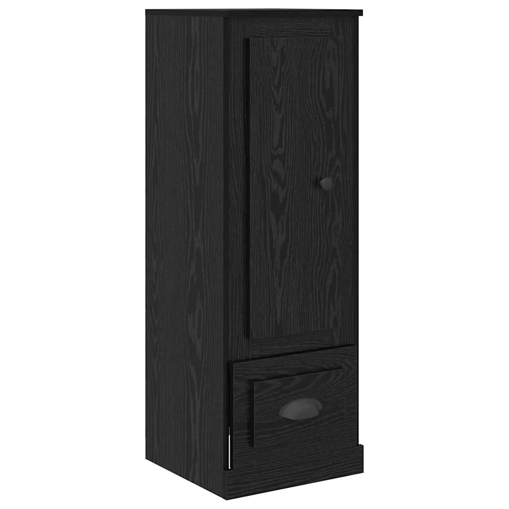 Credenza con cassetto 3 pcs Rovere Nero Legno multistrato 3402673