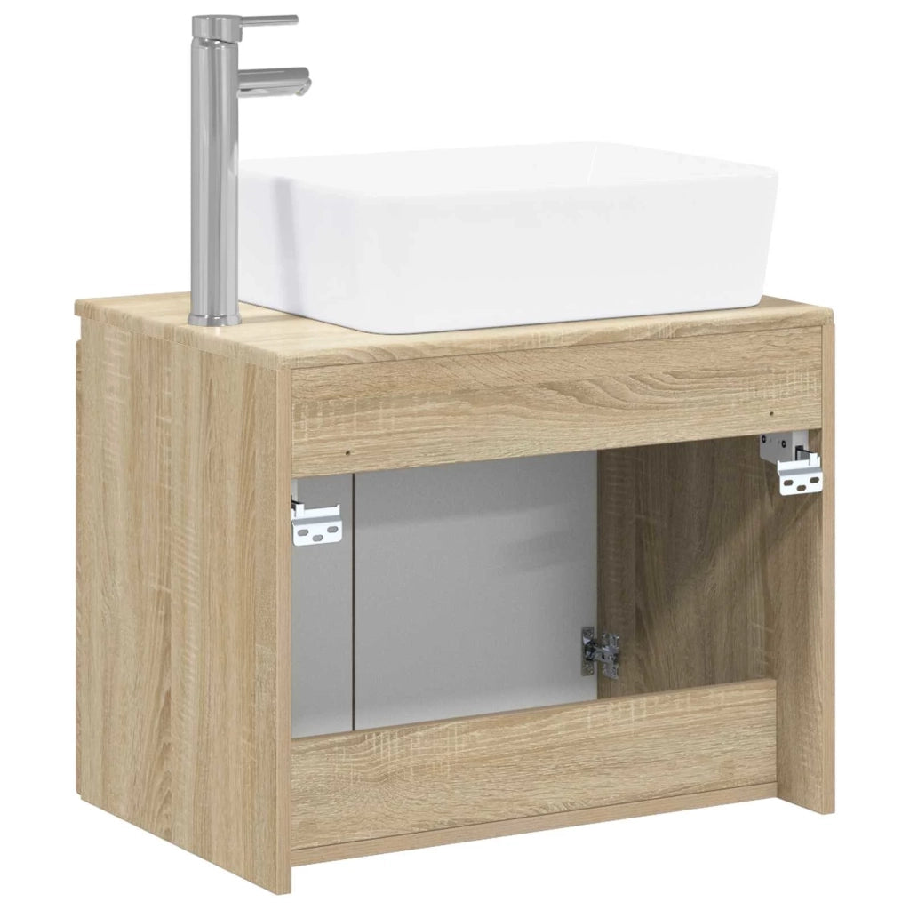 Set di mobili per il bagno Rovere Sonoma Legno ingegnerizzato 3404332