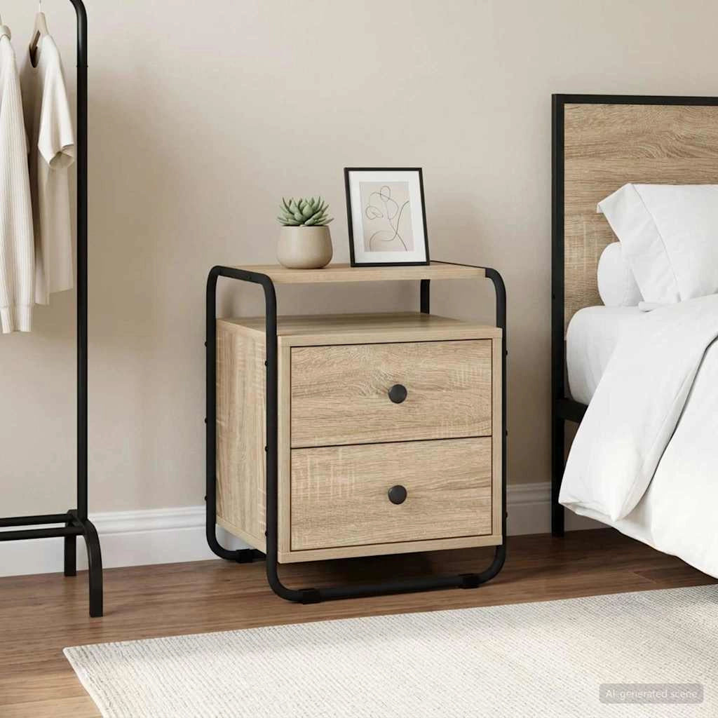Armadio da Notte Rovere Sonoma Legno ingegnerizzato 8007625