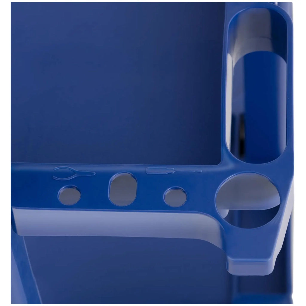 Carrello di pulizia con sacco 120 x 51,5 x 96 cm plastica blu 14_0008607