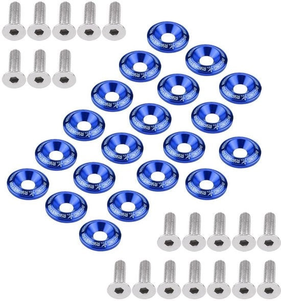 Kit di lavaggio paraurti professionale da 20 pezzi - Lavaggio paraurti in alluminio - Kit di lavaggio paraurti per motori - Auto parti di alta qualità - Adatto per riparazioni e imballaggi