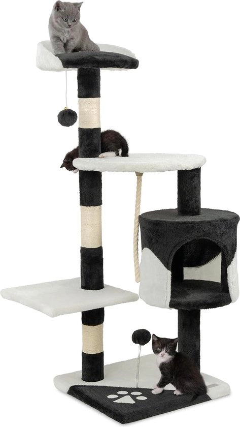 Albero per gatti - Arrampicata, affilatura delle unghie, rilassamento / piattaforme di osservazione accoglienti