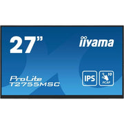 Iiyama prolite t2755msc-b1 monitor pc 68,6 cm (27") 1920 x 1080 pixel full hd led touch screen da tavolo nero