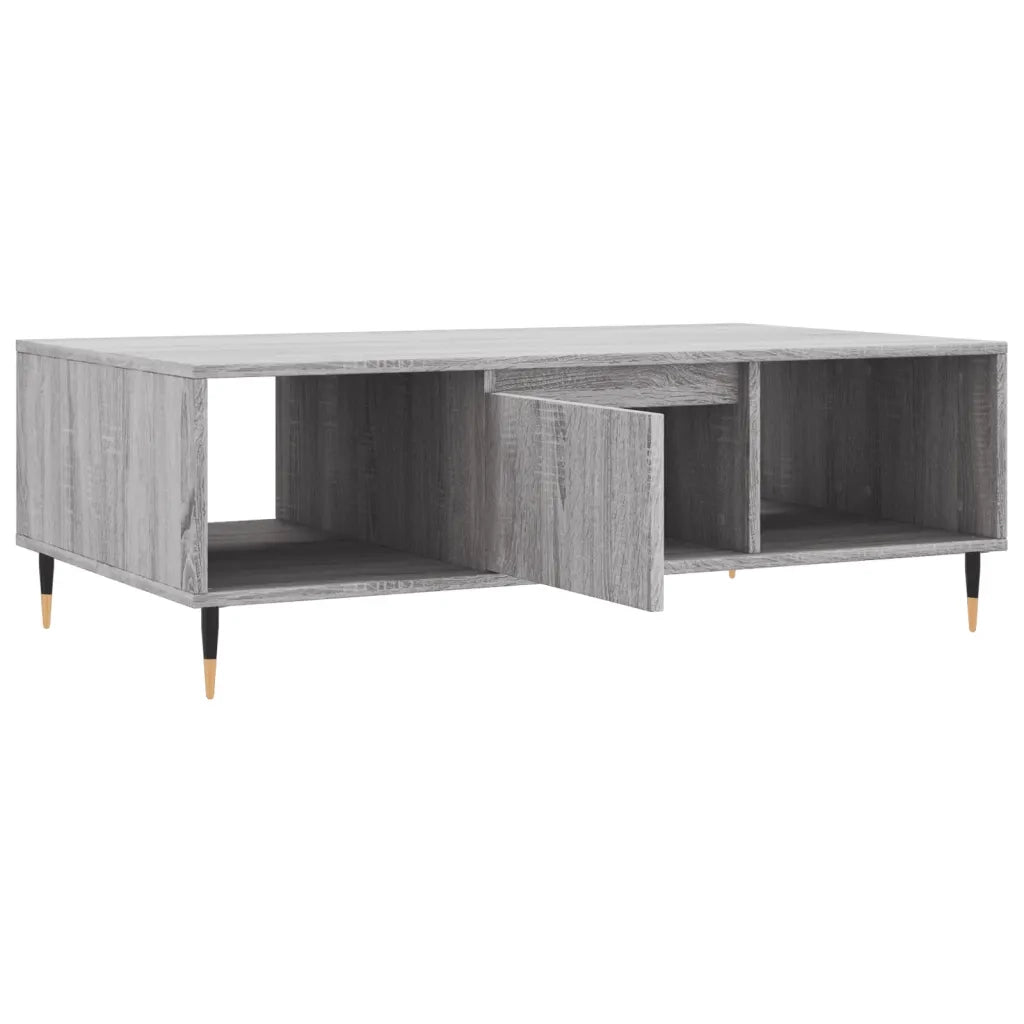 Tavolino da salotto | Tavolino da caff¨¨ | Tavolino da Soggiorno Grigio Sonoma 104x60x35cm Legno Multistrato