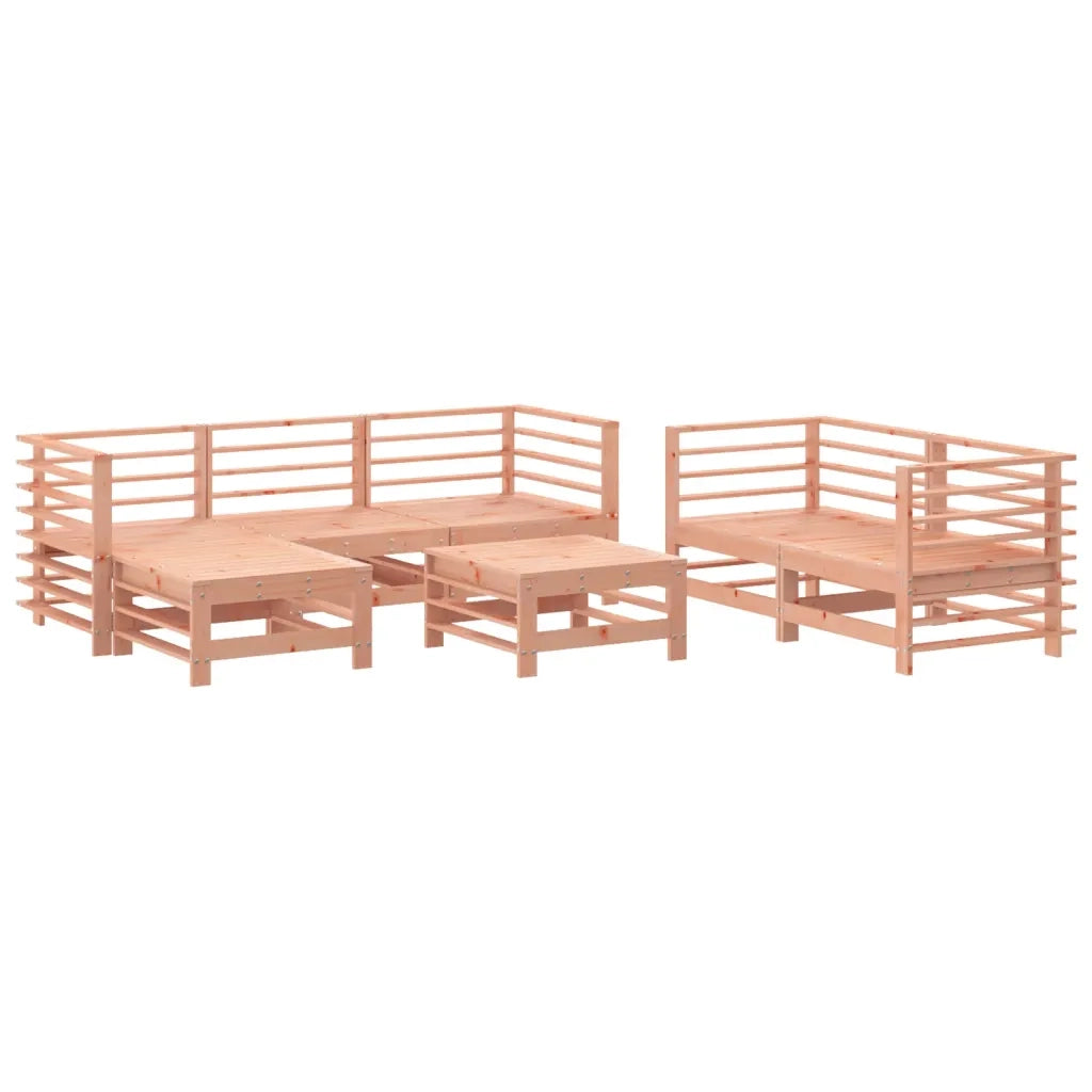 Set Salotto da Giardino 7 pz in Legno Massello di Douglascod mxl 69965