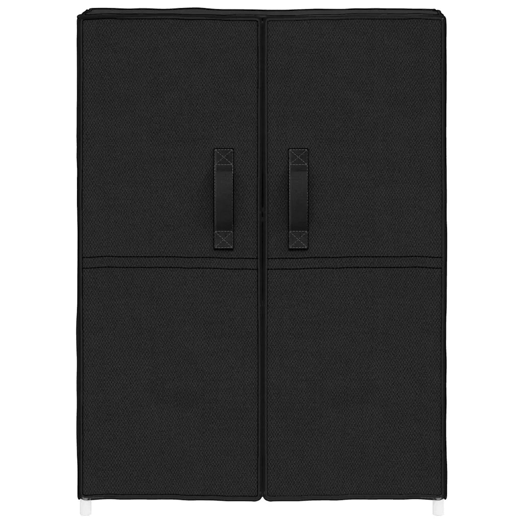 Scarpiera Nera 60x28x90 cm Tessuto cod mxl 48617