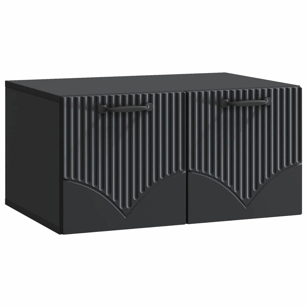 Mobile Porta TV da Muro Nero 59,5 x 41 x 30 cm 899016