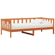 Letto Giorno con materasso Marrone Cera e Bianco 90 x 200 cm 3422765