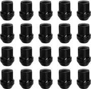 Mozzetti M14x1,5 a 60° conico chiusi, diametro 19 mm per Chrysler, Ford Galaxy, S-Max, Land Rover, Opel (nero)