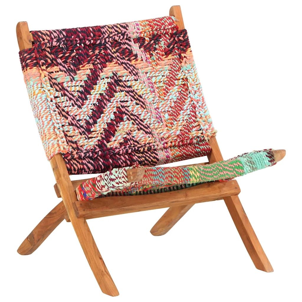Sedia Chindi Pieghevole Multicolore in Tessuto cod mxl 8712