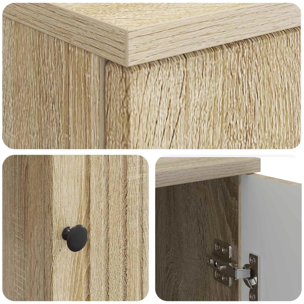 Scrivania Sonoma 142,5 x 50 x 75 cm Legno ingegnerizzato 3414578